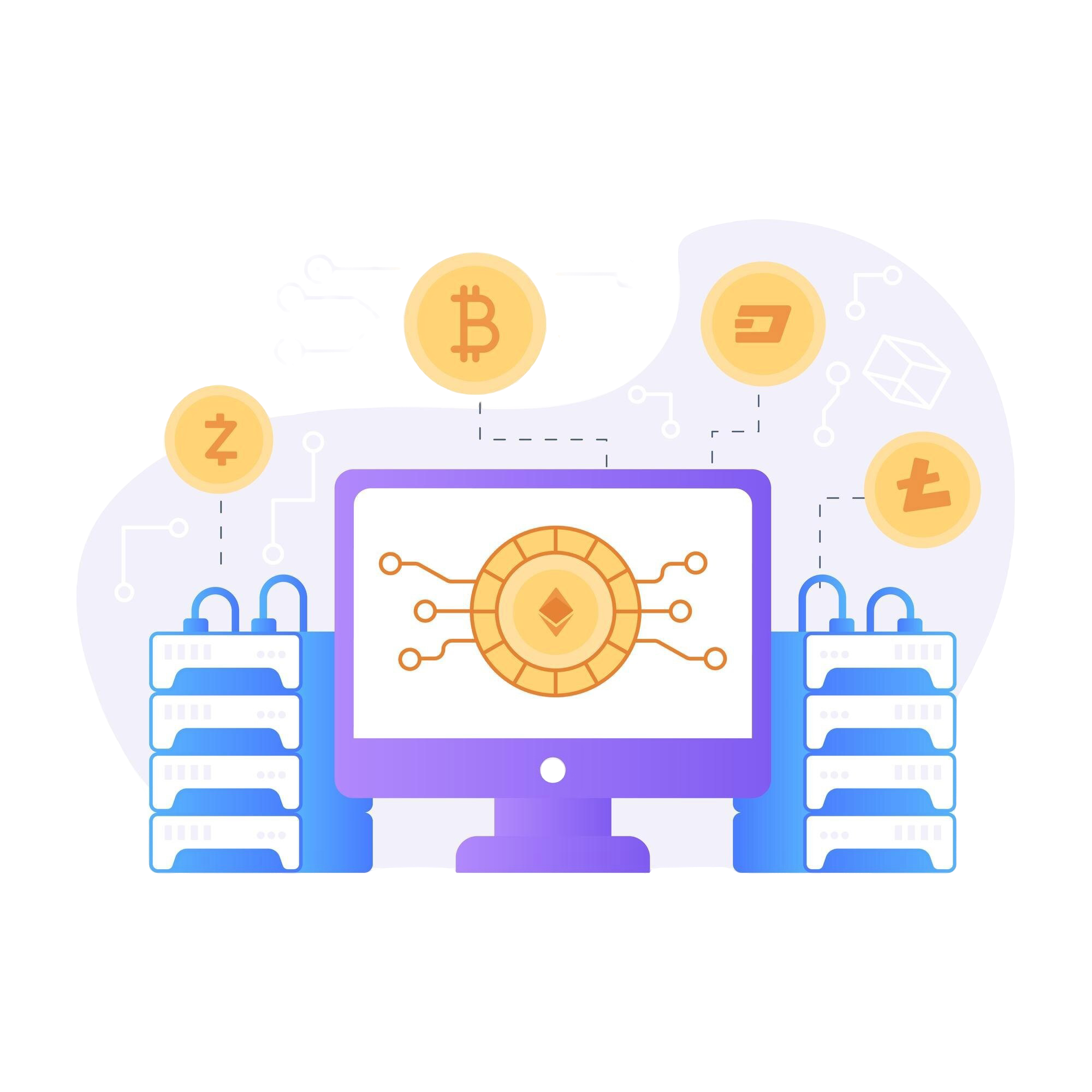 Ledger Wallet Investment Tracker visualisation of the logo